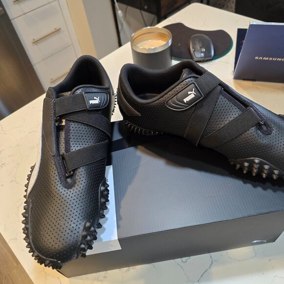 Puma Mostro PERF Sneakers Shoes Men's Size 10 397331-02 NEW BLACK WHITE - Picture 2 of 11